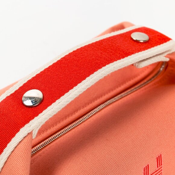 Hermes Bride-a-Brac Small Model Goyave Canvas Case - Picture 8 of 14
